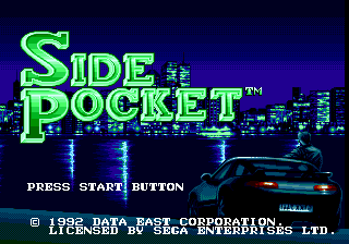 Side Pocket screenshot 4 for Sega Genesis